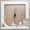 Orologio in legno mdf con strass, personalizzabile. Disponibili due diverse misure. Casa e cucina/Decorazioni per interni/Orologi/Orologi da parete MagiediNatale.it - Altamura, Commerciovirtuoso.it