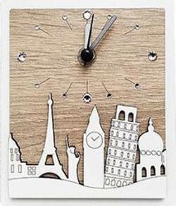 Orologio in legno mdf con strass, personalizzabile. Disponibili due diverse misure. Casa e cucina/Decorazioni per interni/Orologi/Orologi da parete MagiediNatale.it - Altamura, Commerciovirtuoso.it