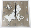 Orologio in legno mdf, da parete. Personalizzabile,  misure cm. 32 x 32 e cm. 46 x 46 Casa e cucina/Decorazioni per interni/Orologi/Orologi da parete MagiediNatale.it - Altamura, Commerciovirtuoso.it