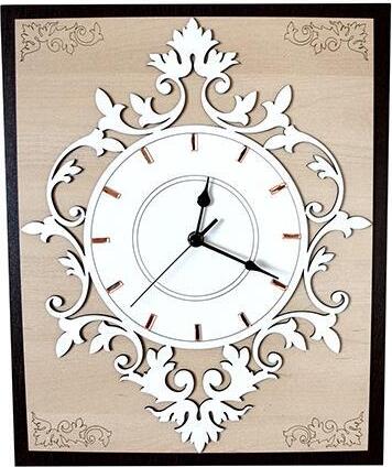 Orologio in legno mdf e strass da parete. Personalizzabile. Misure cm 30 x cm. 41 Casa e cucina/Decorazioni per interni/Orologi/Orologi da parete MagiediNatale.it - Altamura, Commerciovirtuoso.it