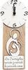 Orologio in legno mdf e strass. Ideale come regalo per ricorrenze. Misure cm. 10 x 24,5 h. Casa e cucina/Decorazioni per interni/Orologi/Orologi da parete MagiediNatale.it - Altamura, Commerciovirtuoso.it