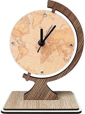 Orologio in legno mdf  sagomato e strass. Personalizzabile, misure h.19cm. e h 14cm. Casa e cucina/Decorazioni per interni/Orologi/Orologi da parete MagiediNatale.it - Altamura, Commerciovirtuoso.it