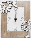 Orologio in legno mdf verniciato con applicazioni personalizzabili. Misure cm. 16 x cm. 20 Casa e cucina/Decorazioni per interni/Orologi/Orologi da parete MagiediNatale.it - Altamura, Commerciovirtuoso.it