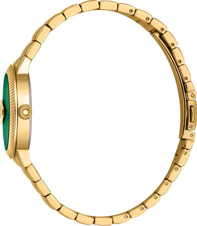 Orologio-JUST-CAVALLI-donna-Chic-acciaio-dorato-/-verde