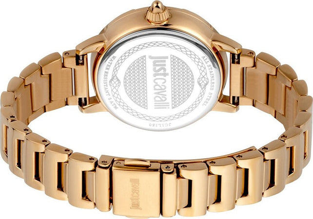 Orologio-JUST-CAVALLI-donna-Chic-acciaio-dorato-/-verde
