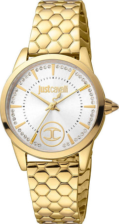 Orologio-JUST-CAVALLI-donna-Glam-tempo-acciaio-dorato