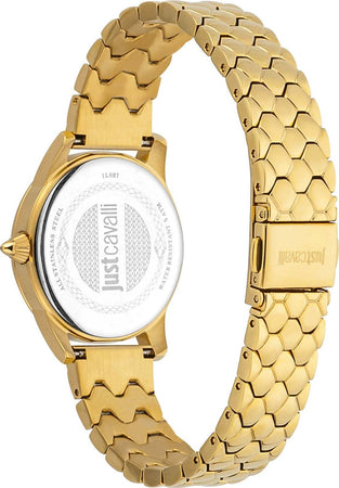 Orologio-JUST-CAVALLI-donna-Glam-tempo-acciaio-dorato