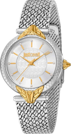 Orologio-JUST-CAVALLI-donna-mod.-ANIMALIER-acciaio-/-oro