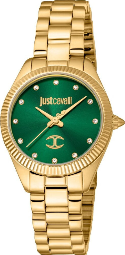 Orologio-JUST-CAVALLI-TIME-donna-PACENTRO-dorato-/-verde