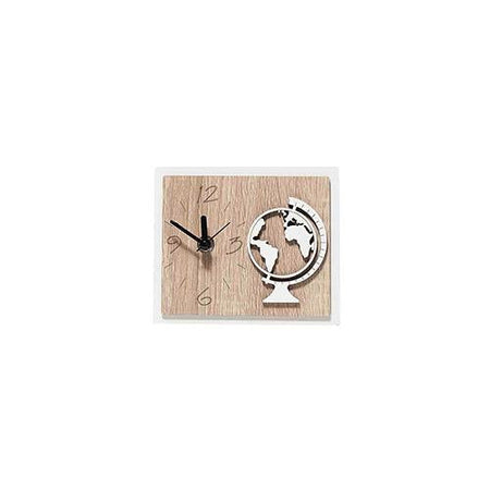 Orologio in legno mdf con applicazione personalizzabile. Misure cm. 15 x 12 h.
