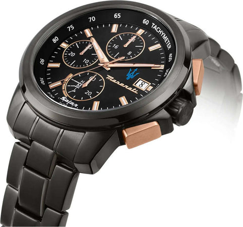 Orologio-MASERATI-uomo-Successo-Solar-cronografo-acciaio-gin