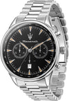 Orologio-MASERATI-uomo-Tradizione-cronografo-acciaio-/-nero