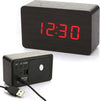 Orologio Moderno effetto legno Wooden USB/AAA Light LED Digital Alarm Clock Casa e cucina/Decorazioni per interni/Orologi/Orologi da tavolo Trade Shop italia - Napoli, Commerciovirtuoso.it