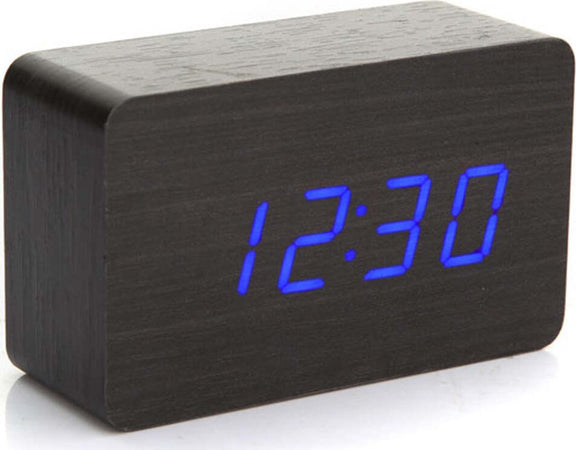 Orologio Moderno effetto legno Wooden USB/AAA Light LED Digital Alarm Clock Casa e cucina/Decorazioni per interni/Orologi/Orologi da tavolo Trade Shop italia - Napoli, Commerciovirtuoso.it