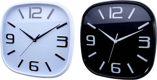 Orologio Parete Muro Quadrato Analogico Casa Arredamento 30cm Bianco Nero 206959 Casa, arredamento e bricolage > Accessori Casa > Orologi e Sveglie Trade Shop italia - Napoli, Commerciovirtuoso.it