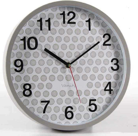 Orologio Parete Tondo 31x5cm Plastica Silenzioso Vanity Classico Moderno 681295 Casa e cucina/Decorazioni per interni/Orologi/Orologi da parete Trade Shop italia - Napoli, Commerciovirtuoso.it
