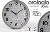 Orologio-Parete-Tondo-31x5cm-Plastica-Silenzioso-Vanity-Classico-Moderno-681295