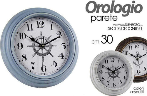 Orologio Parete Tondo In Plastica 30 Cm Vari Colori Assortiti Shabby Chic 774652 Casa e cucina/Decorazioni per interni/Orologi/Orologi da parete Trade Shop italia - Napoli, Commerciovirtuoso.it