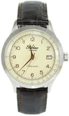 Orologio Perseo Trestelle Classico Cassa in Acciaio 43mm Con Fondello Inciso Quadrante Con Vetro Zaffiro E Movimento Seiko Orologio Con Cinturino in Pelle Marrone Impermeabile 50m