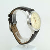 Orologio Perseo Trestelle Classico Cassa in Acciaio 43mm Con Fondello Inciso Quadrante Con Vetro Zaffiro E Movimento Seiko Orologio Con Cinturino in Pelle Marrone Impermeabile 50m