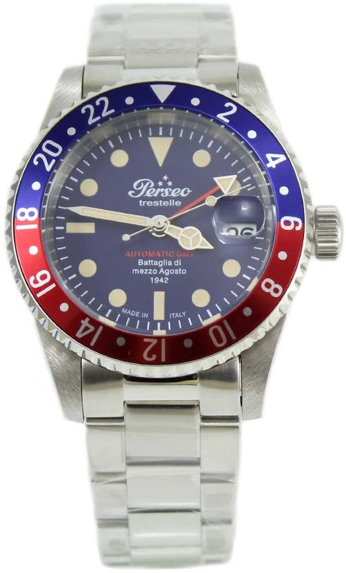 Orologio Perseo uomo automatico sub GMT Battaglia di Mezzo Agosto 1942