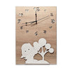 Orologio in legno mdf, con applicazione personalizzabile. Misure cm. 32 x cm. 45 h.