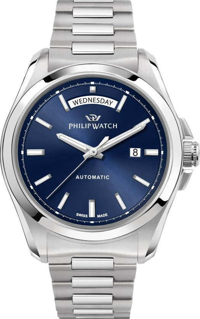 Orologio-PHILIP-WATCH-uomo-Amalfi-Automatico-acciaio-/-blu