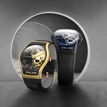Orologio-POLICE-uomo-Sphere-nero-/-blu