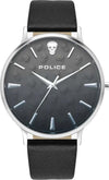 Orologio-POLICE-uomo-Tasman-tempo-pelle-nero