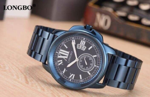 Orologio Polso Acciaio Longbo Uomo Blu Analogico Classico Elegante Waterproof Abbigliamento e Accessori > Orologi e gioielli > Orologi Uomo Trade Shop italia - Napoli, Commerciovirtuoso.it