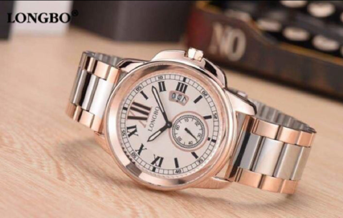 Orologio Polso Acciaio Longbo Uomo Silver Rosa Oro Classico Elegante Waterproof Abbigliamento e Accessori > Orologi e gioielli > Orologi Uomo Trade Shop italia - Napoli, Commerciovirtuoso.it