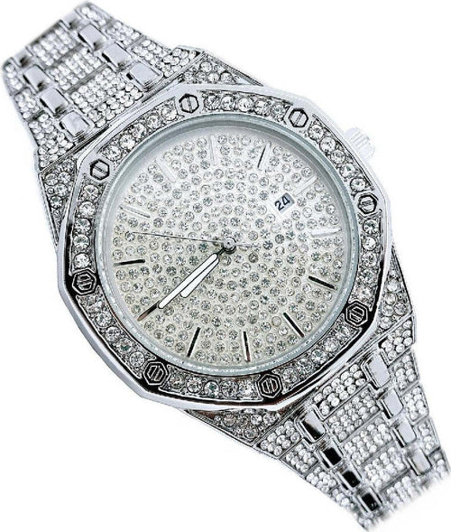 Orologio Polso Acciaio Strass Analogico Brillantini Calendario Elegante Silver Abbigliamento e Accessori > Orologi e gioielli > Orologi Uomo > Orologi Donna Trade Shop italia - Napoli, Commerciovirtuoso.it