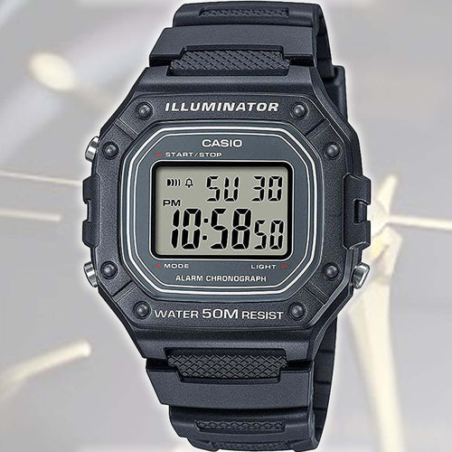 Orologio Polso Casio Classico Unisexw-218h-1advf Cinturino In Gomma Nero Crono Moda/Donna/Orologi/Orologi da polso Trade Shop italia - Napoli, Commerciovirtuoso.it