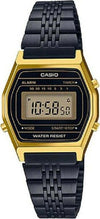 Orologio-Polso-Casio-Donna-La690wgb-1df-Vintage-Acciaio-Nero-Cassa-Dorata