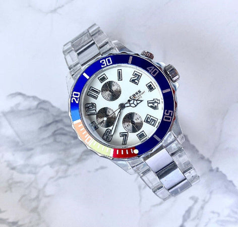 Orologio Polso Coss Uomo Analogico Quarzo Luminoso Silver Blu Quadrante Bianco Moda/Uomo/Orologi/Orologi da polso Trade Shop italia - Napoli, Commerciovirtuoso.it