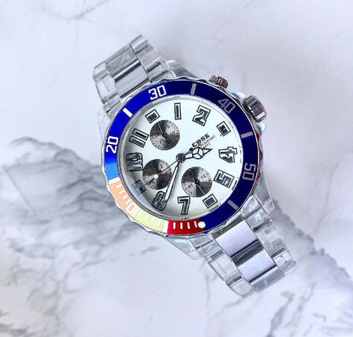 Orologio Polso Coss Uomo Analogico Quarzo Luminoso Silver Blu Quadrante Bianco Moda/Uomo/Orologi/Orologi da polso Trade Shop italia - Napoli, Commerciovirtuoso.it