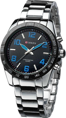 Orologio Polso Curren 8107 Uomo Analogico Quarzo Moderno Silver Quadr Blu Moda/Uomo/Orologi/Orologi da polso Trade Shop italia - Napoli, Commerciovirtuoso.it