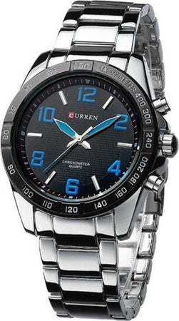 Orologio Polso Curren 8107 Uomo Analogico Quarzo Moderno Silver Quadr Blu Moda/Uomo/Orologi/Orologi da polso Trade Shop italia - Napoli, Commerciovirtuoso.it