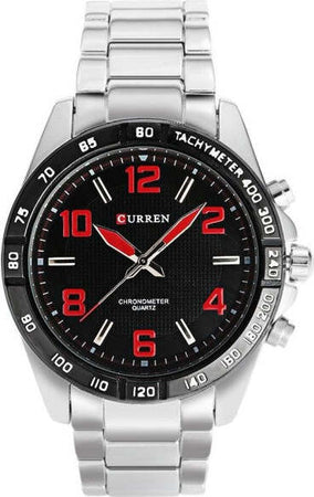 Orologio Polso Curren 8107 Uomo Analogico Quarzo Moderno Silver Rosso Moda/Uomo/Orologi/Orologi da polso Trade Shop italia - Napoli, Commerciovirtuoso.it