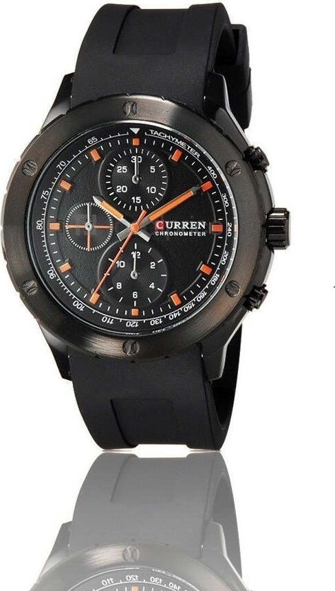 Orologio Polso Curren 8165 Uomo Sport Analogico Quarzo Nero Quad Nero Moda/Uomo/Orologi/Orologi da polso Trade Shop italia - Napoli, Commerciovirtuoso.it