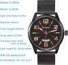 Orologio-Polso-Curren-8236-Uomo-Analogico-Quarzo-Military-Data-Nero-Bianc