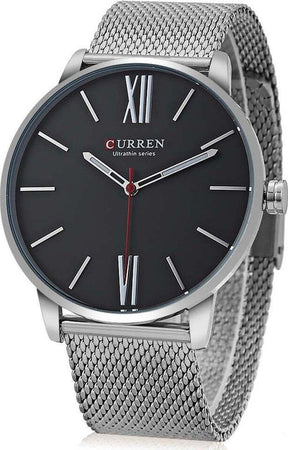 Orologio Polso Curren 8238 Uomo Analogico Quarzo Maglia Silver Quad Nero Moda/Uomo/Orologi/Orologi da polso Trade Shop italia - Napoli, Commerciovirtuoso.it