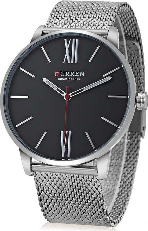 Orologio Polso Curren 8238 Uomo Analogico Quarzo Maglia Silver Quad Nero Moda/Uomo/Orologi/Orologi da polso Trade Shop italia - Napoli, Commerciovirtuoso.it