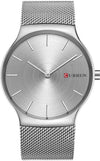 Orologio-Polso-Curren-8256-Analogico-Quarzo-Maglia-Silver-Quad-Silver