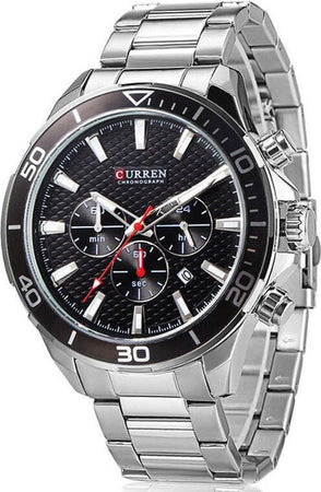 Orologio Polso Curren 8309 Uomo Analogico Quarzo Moderno Silver Quad Nero Moda/Uomo/Orologi/Orologi da polso Trade Shop italia - Napoli, Commerciovirtuoso.it