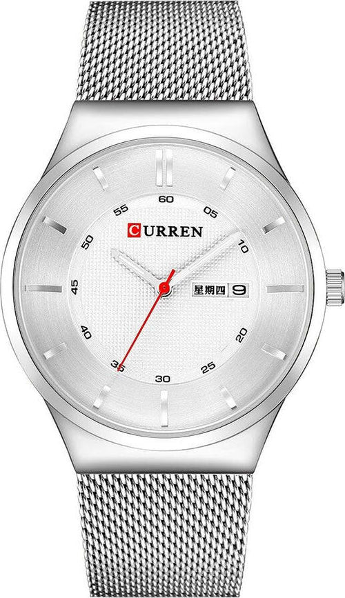 Orologio Polso Curren 8311 Analogico Quarzo Data Maglia Milano Silver Moda/Uomo/Orologi/Orologi da polso Trade Shop italia - Napoli, Commerciovirtuoso.it