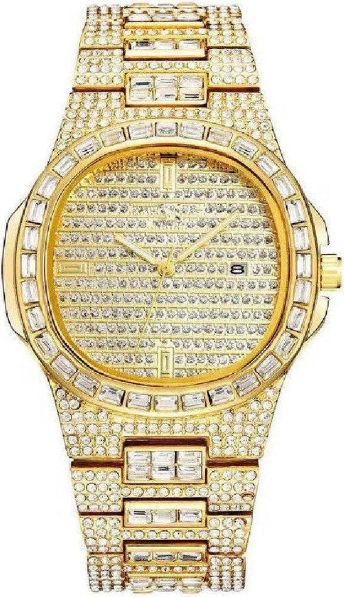 Orologio Polso Donna Acciaio Moda Brillantini Strass Calendario Analogico Dorato Abbigliamento e Accessori > Orologi e gioielli > Orologi Donna Trade Shop italia - Napoli, Commerciovirtuoso.it