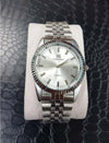 Orologio-Polso-Ik-Collection-Uomo-Donna-Analogico-Quarzo-Silver-Quadrante-Silver