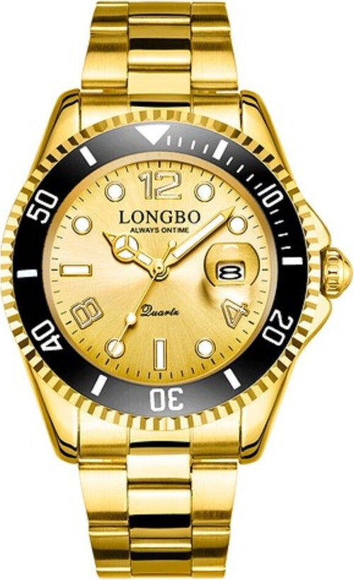Orologio Polso Longbo 80430g Uomo Quarzo Impermeabile Data Elegante Dorato Nero Abbigliamento e Accessori > Orologi e gioielli > Orologi Uomo Trade Shop italia - Napoli, Commerciovirtuoso.it
