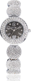 Orologio Polso Sousou S6097 Donna Cuore Brillantini Movimento Quarzo Silver Nero Abbigliamento e Accessori > Orologi e gioielli > Orologi Donna Trade Shop italia - Napoli, Commerciovirtuoso.it
